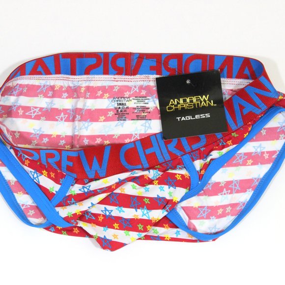 Andrew Christian Briefs Stars & Stripes - Picture 2 of 3